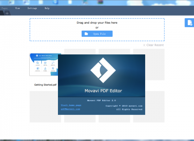 PDF编辑合并转换软件Movavi PDF Editor 2.0破解版