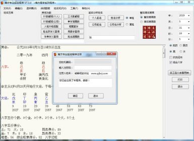 南方专业起名程序V7.3.0已注册破解版