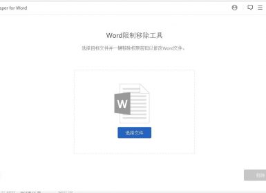 Passper for Word密码移除恢复软件V3.6.1中文版